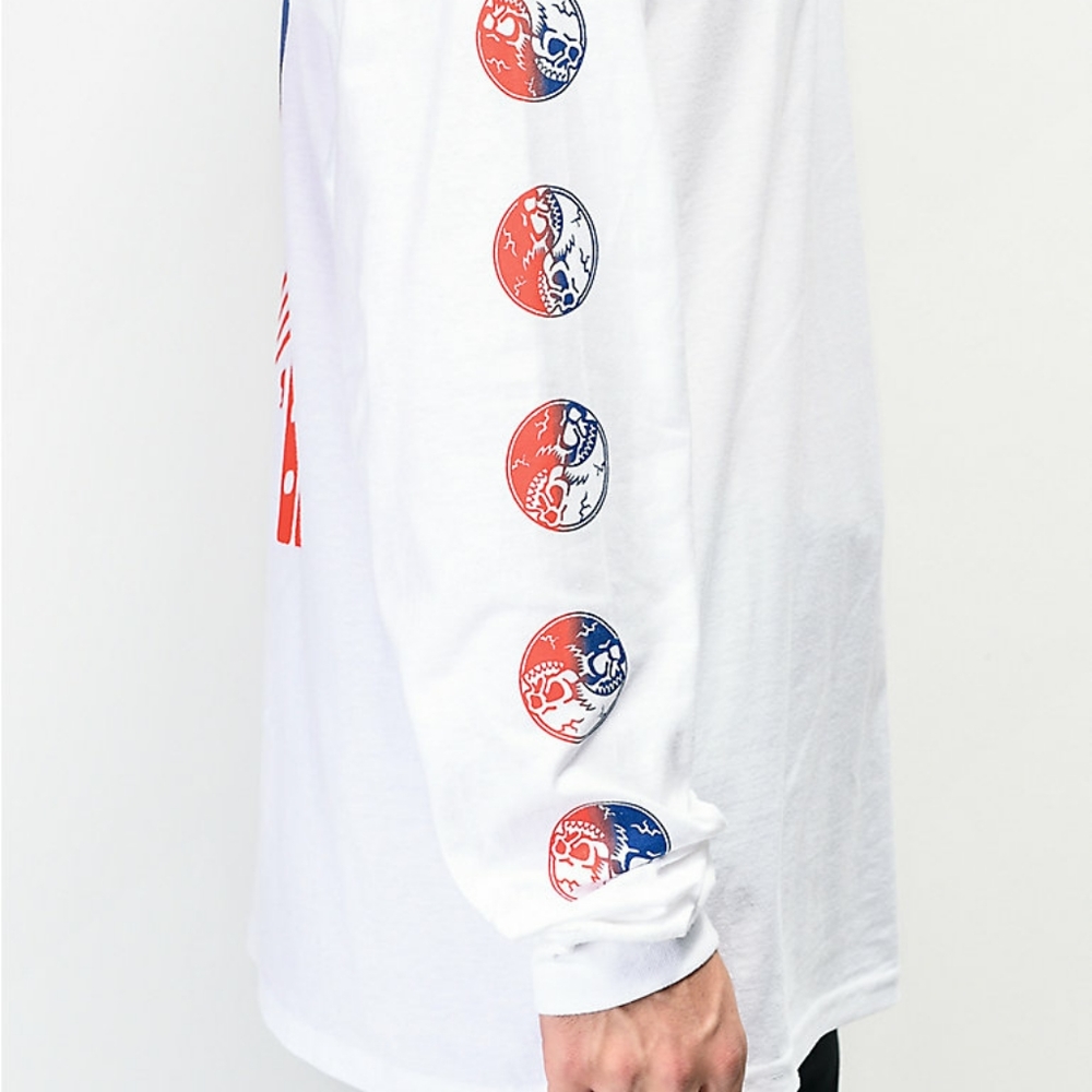 Vans long sleeve skull gradient men’s shirt XL 🎁 - Picture 2 of 3